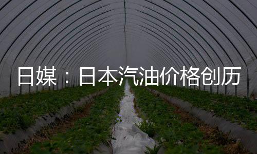 日媒：日本汽油價(jià)格創(chuàng)歷史新高，已連續(xù)5周上漲