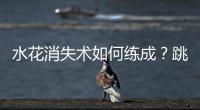 水花消失術如何練成？跳水“夢之隊”的“武功秘籍”來了