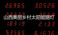 山西美麗鄉(xiāng)村太陽能路燈