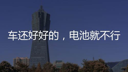 車還好好的，電池就不行了，咋辦？